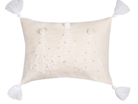 Embellished Trees Pillow Online Sale