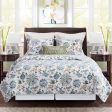 Braganza Teal Quilt Set Supply