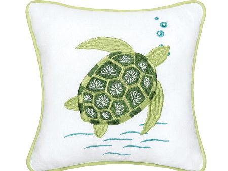 Green Turtle Mini Pillow Hot on Sale