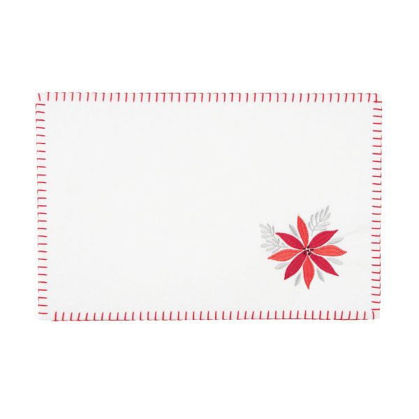 Poinsettia Felt Table Linens Supply