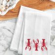 3 Lobsters Kitchen Towel on Sale