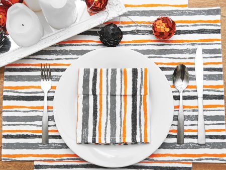 Spooky Stripe Table Linens For Discount