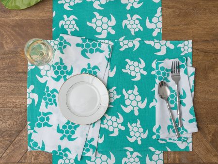 Beachy Turtle Table Linens For Cheap