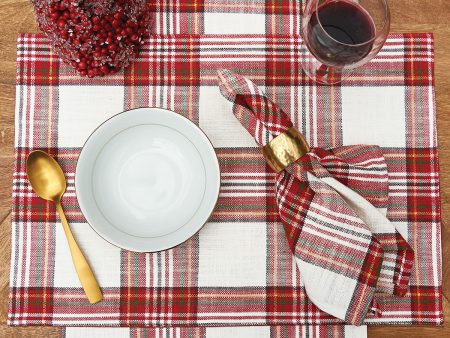 Gracelyn Plaid Table Linens Cheap