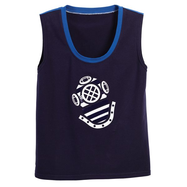 Scuba Contrast Tank Top For Cheap