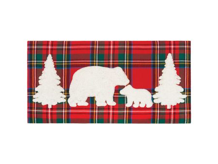 Plaid Bear Forest Wall Decor on Sale