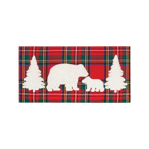 Plaid Bear Forest Wall Decor on Sale