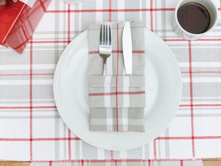 Sentiment Plaid Table Linens For Sale