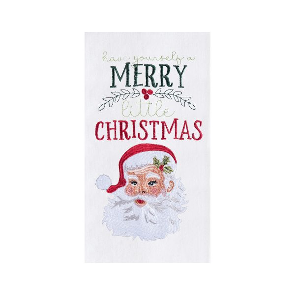 Merry Little Christmas Kitchen Towel Hot on Sale