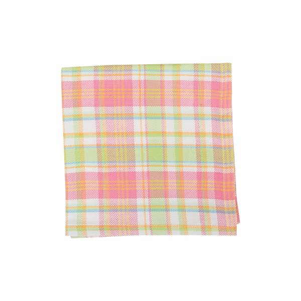 Palm Plaid Table Linens Fashion