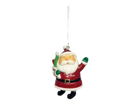 Vintage Santa Ornament on Sale