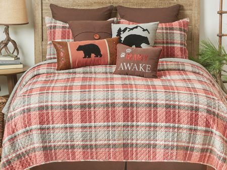 Saffron Plaid Quilt Set Fashion