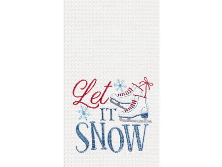 Let It Snow Skates Towel Online now