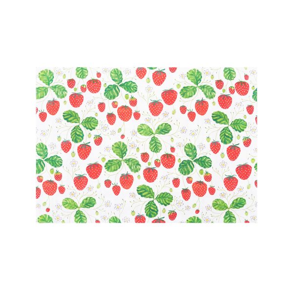 Strawberry Patch & Plaid Table Linens Online now