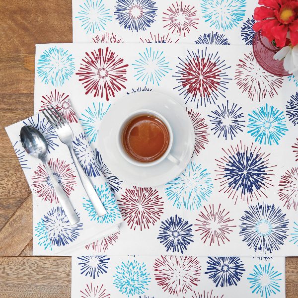 Firework Sparkle Table Linens Online Sale