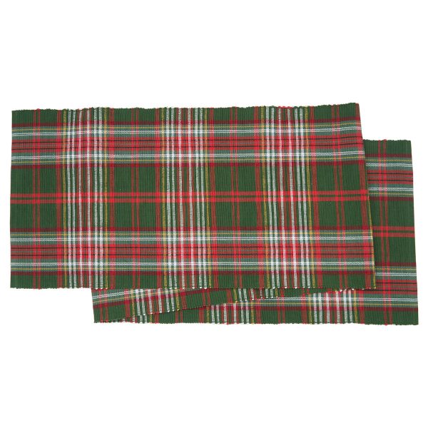 Axel Plaid Table Linens Cheap