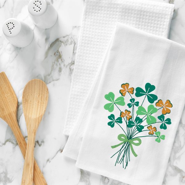 Shamrock Bouquet Kitchen Towel Online