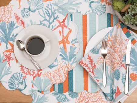 Tangerine Coast Table Linens Hot on Sale