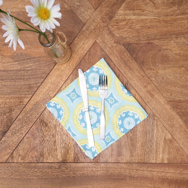 Delilah Blue Table Linens Online Sale