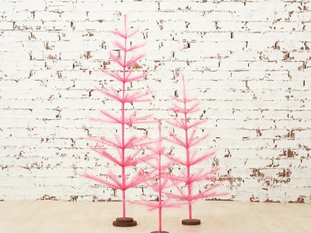 48in. Bubble Gum Pampas Tree Figure Online now