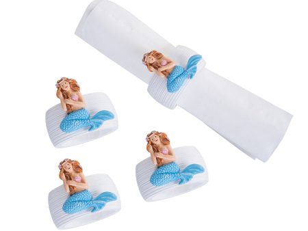 Mermaid Napkin Ring, Set of 4 Fashion