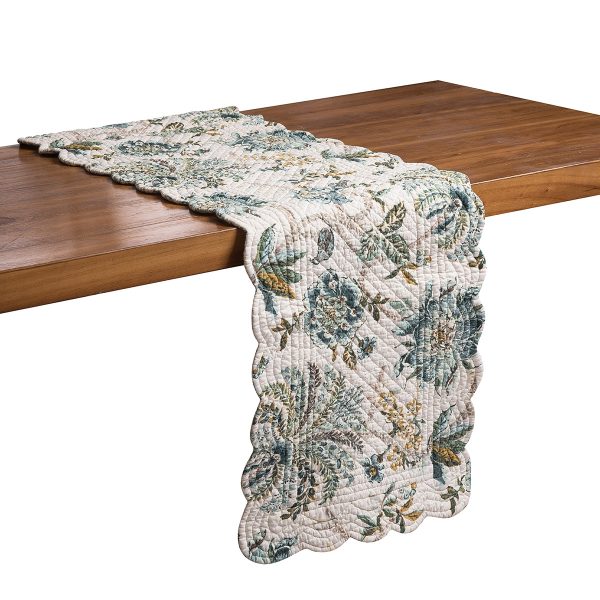 Braganza Teal Table Linens For Discount