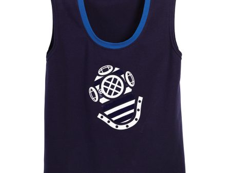 Scuba Contrast Tank Top For Cheap