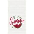 Hello Summer Watermelon Kitchen Towel For Cheap