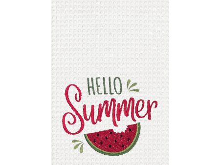 Hello Summer Watermelon Kitchen Towel For Cheap