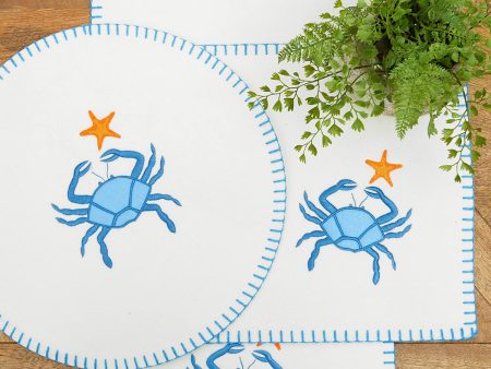 Crab Felt Table Linens Sale