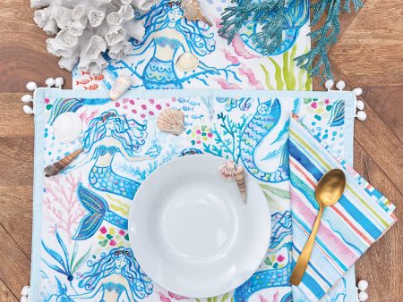 Mermaid Garden Table Linens Online Sale