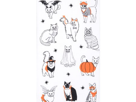 Halloween Cats Kitchen Towel Online now