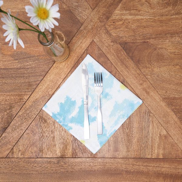 Delilah Blue Table Linens Online Sale