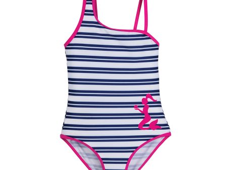 Nauti Stripe Swimsuit For Cheap