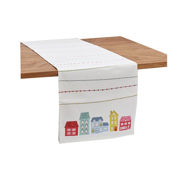 Christmas Village Table Linens Online Sale