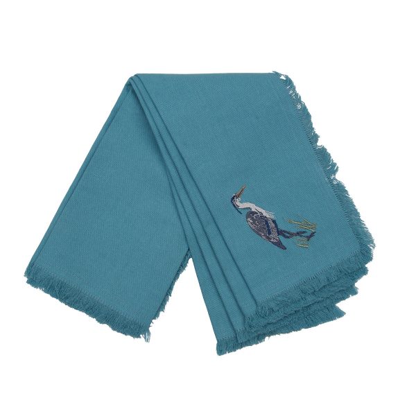 Heron Blue Table Linens For Discount