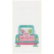 Happy Easter Truck Kitchen Towel Fashion