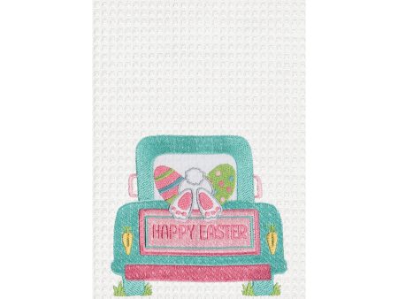 Happy Easter Truck Kitchen Towel Fashion