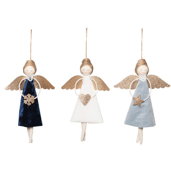 Winter Angels Ornaments, Asst. 3 Hot on Sale