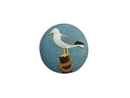 Polyresin Seagull Pebble Discount