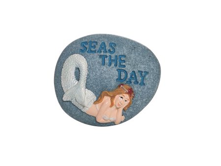 Polyresin Seas The Day Pebble Sale