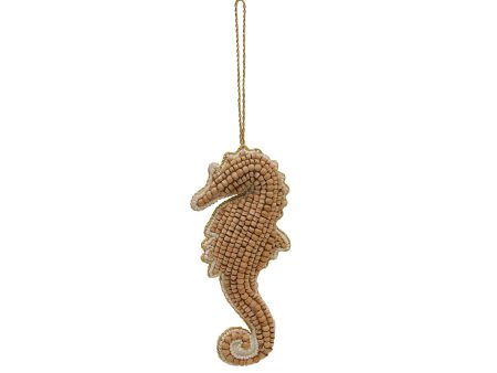 Wood Bead Sea Horse Ornament Fashion