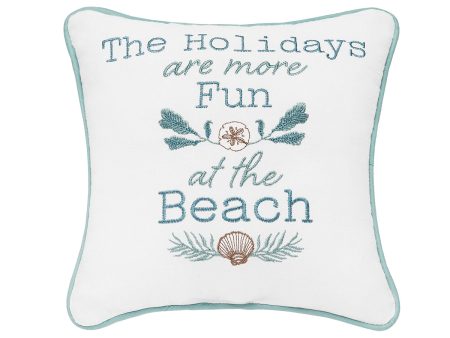 Holidays Are More Fun Mini Pillow Discount