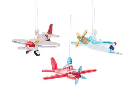 Vintage Plane Ornaments, Asst. of 3 Online