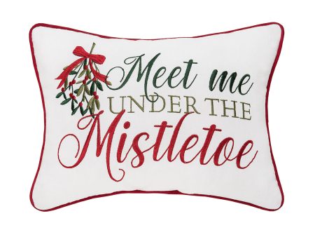 Under The Mistletoe Pillow Cheap