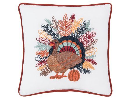 Colorful Harvest Turkey Mini Pillow Fashion