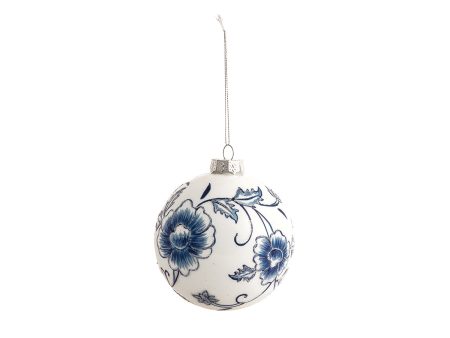 Winter Floral Ornament on Sale