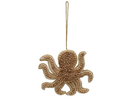 Wood Bead Octupus Ornament Fashion