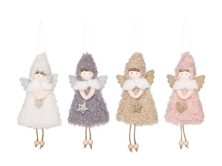 Winter Angels Ornaments, Asst. 4 For Discount