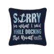 Docking The Boat Mini Pillow Online